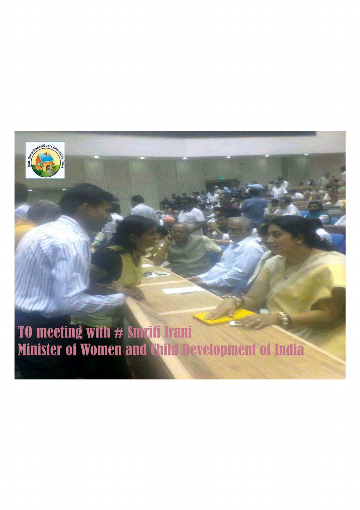 Meeting with Smriti Irani